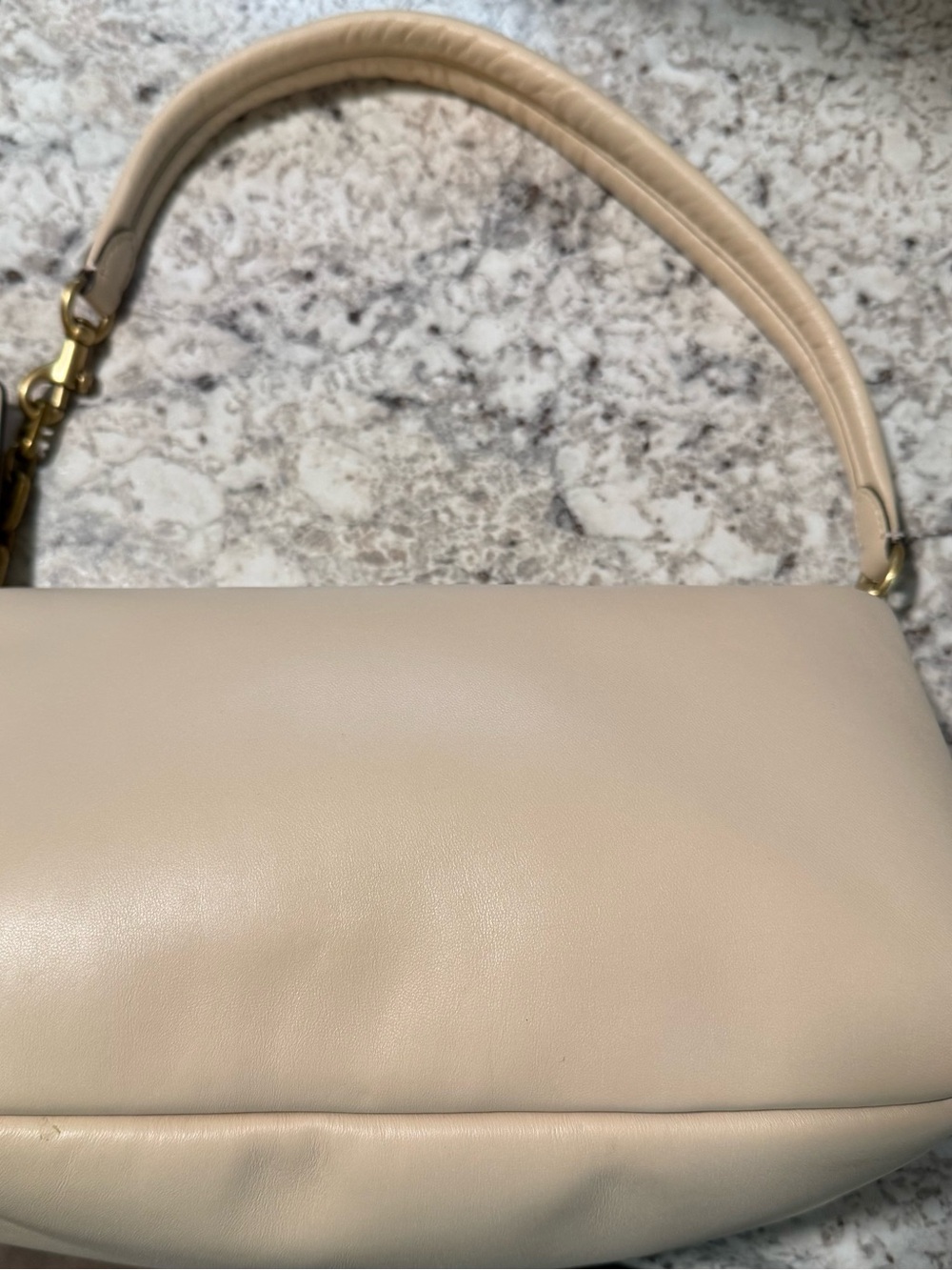 Coach Pillow Tabby Cream Shoulder Bag - Picture 2 of 6